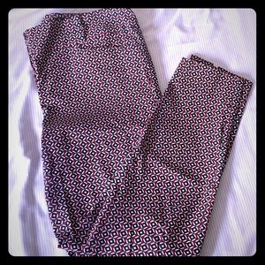 Geo-print Exact Stretch Skinny leg pant